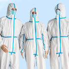 Tenue de protection médicale de virus d'ebola de vêtements de protection de stérilisation d'oxyde d'éthylène